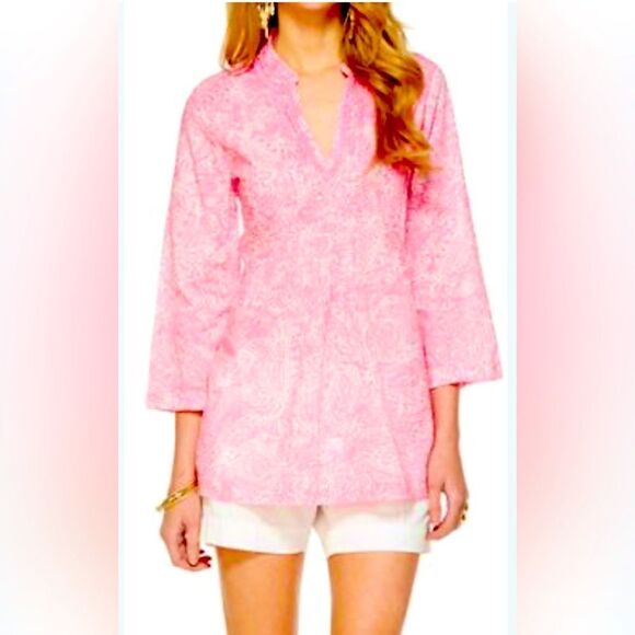 Lilly Pulitzer Sarasota Beaded Tunic - Picture 1 of 8